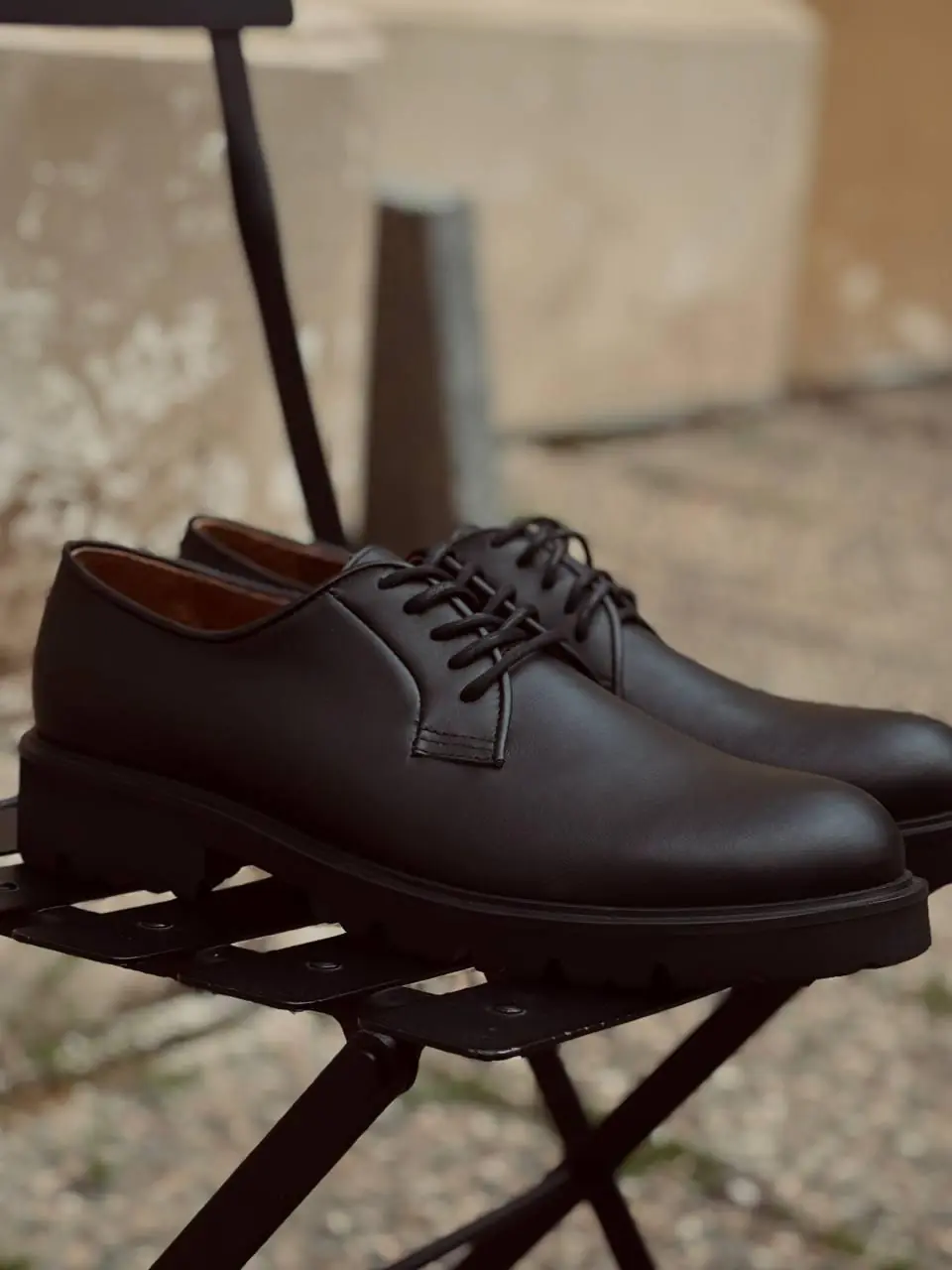 Leather Men's Shoes Casual Black Shoes For Everyday