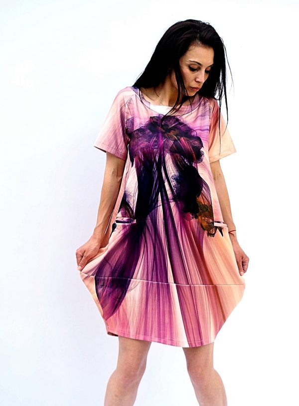 Women Summer Dress Loose Midi For Oversize Extravagant