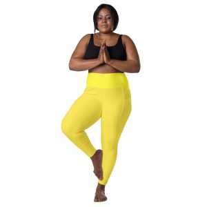 Yellow Leggings With Pockets